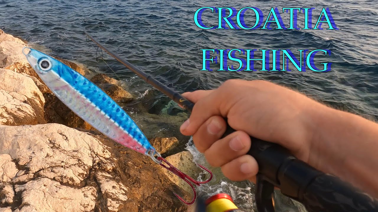CROATIA FISHING | Baška Voda | Shore spinning using pilkers.