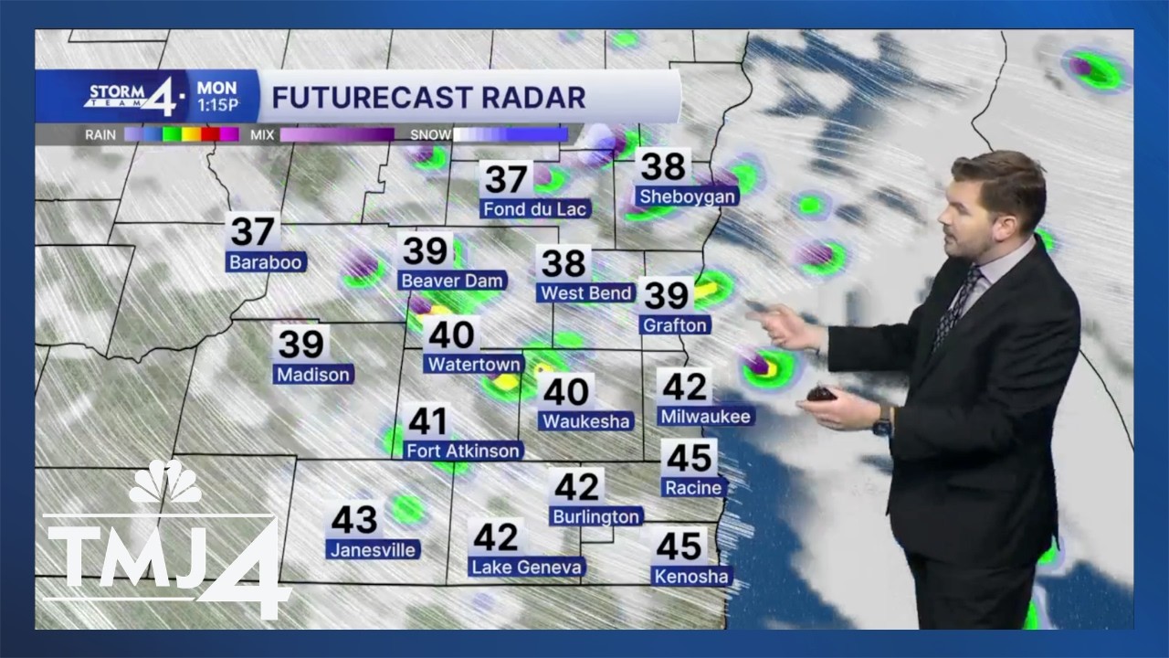 Прогноз погоды от команды Storm Team 4 на понедельник, 6 апреля.