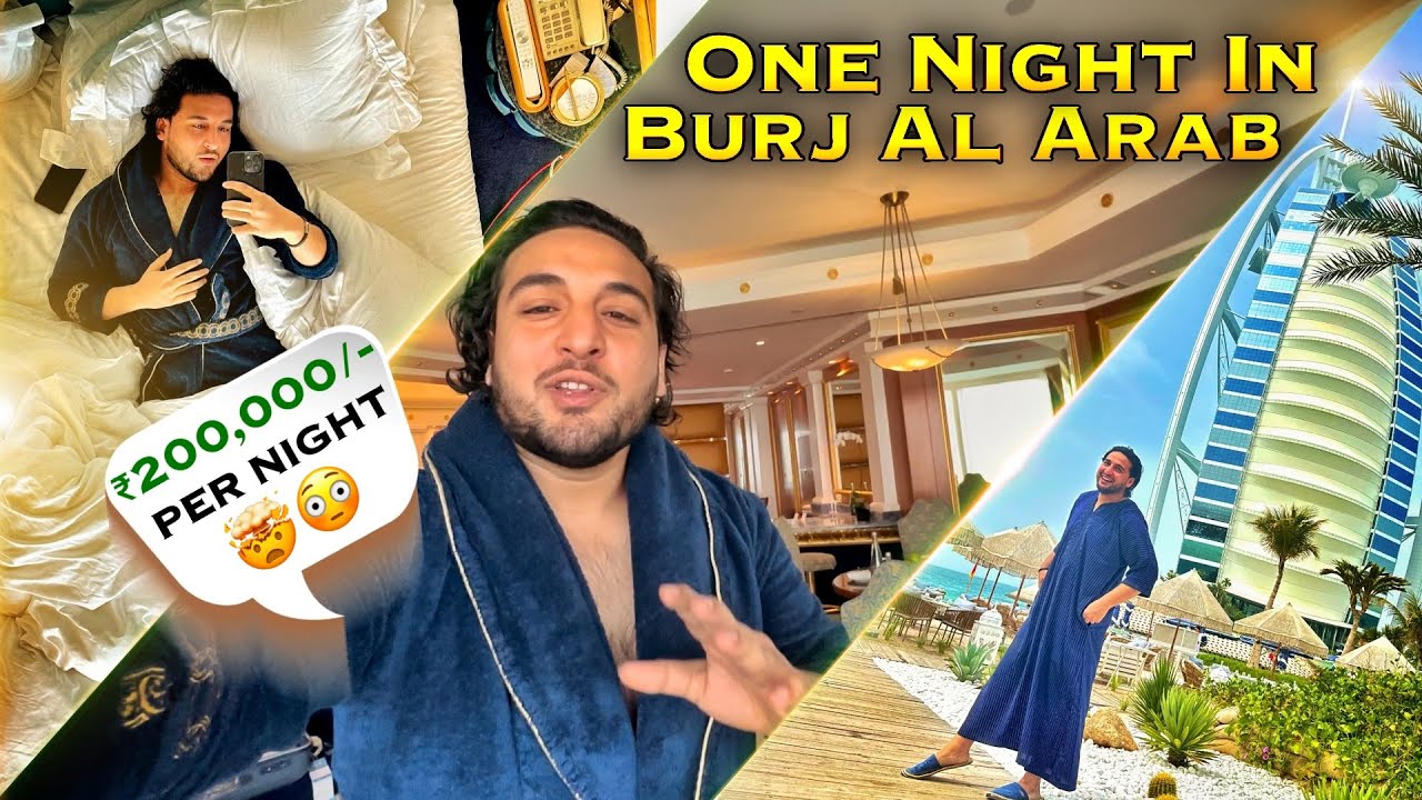 One Night in BURJ AL ARAB  😍🔥 | Shailab Vlogs | Dubai