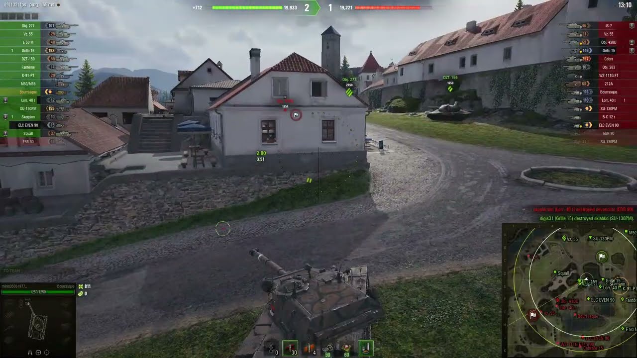 Bat-Châtillon Bourrasque -Paper Armor Sharp Cuts-World of Tanks