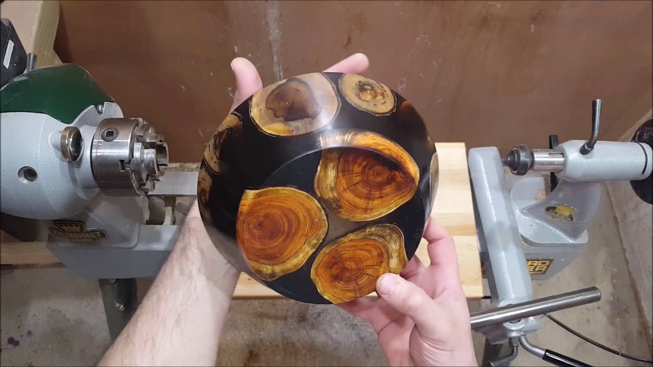 How to mix logs and Epoxy resin