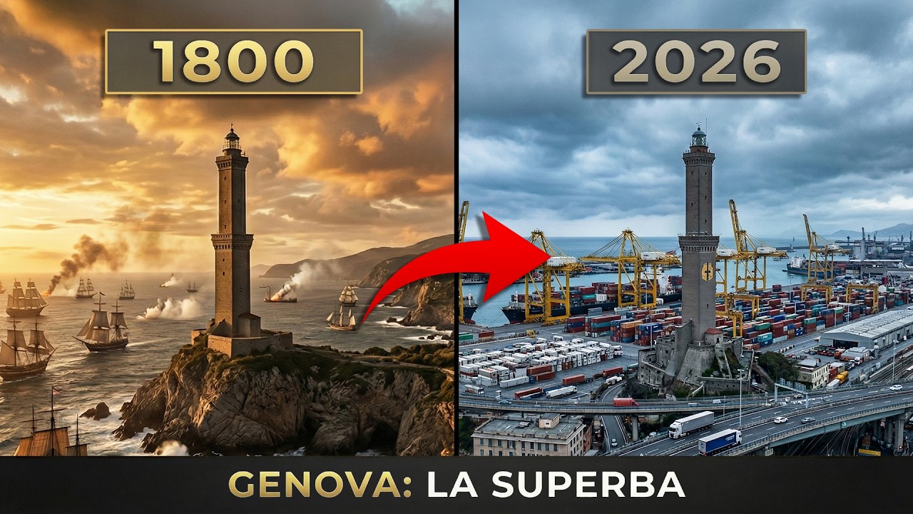 Genova 1800 vs Oggi | La Superba e la Città Verticale
