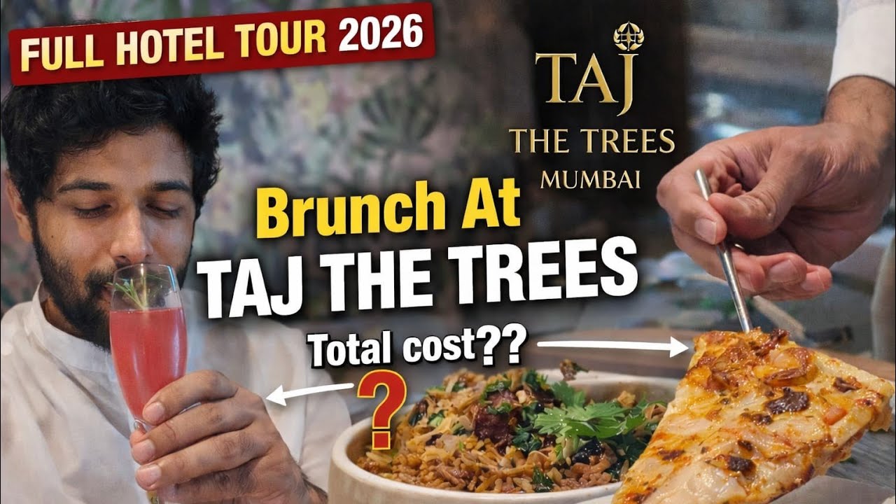 Brunch @TajTheTrees full Lunch buffet and Hotel Tour, Total bill kitna aya?  