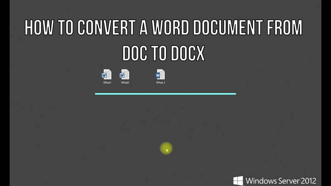 Как преобразовать документ Word из doc в docx