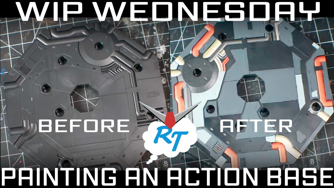 WIP - Hand Painting an Action Base!!! (for beginners)