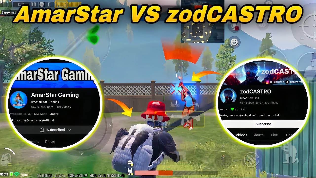 @AmarStar-Gaming VS @zodCASTRO 1v1 tdm