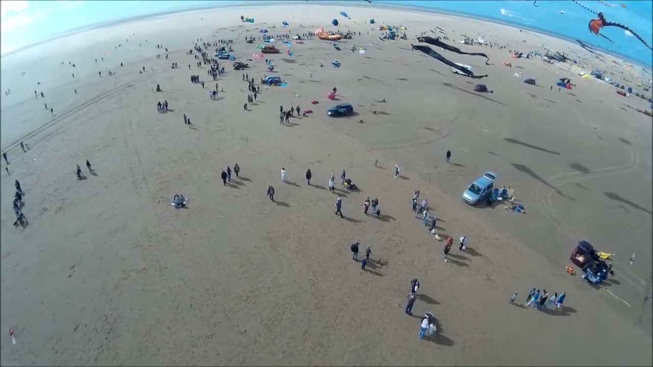 Kite Aerial Video at St Anne's International Kite Festival Sat 14th September 2024