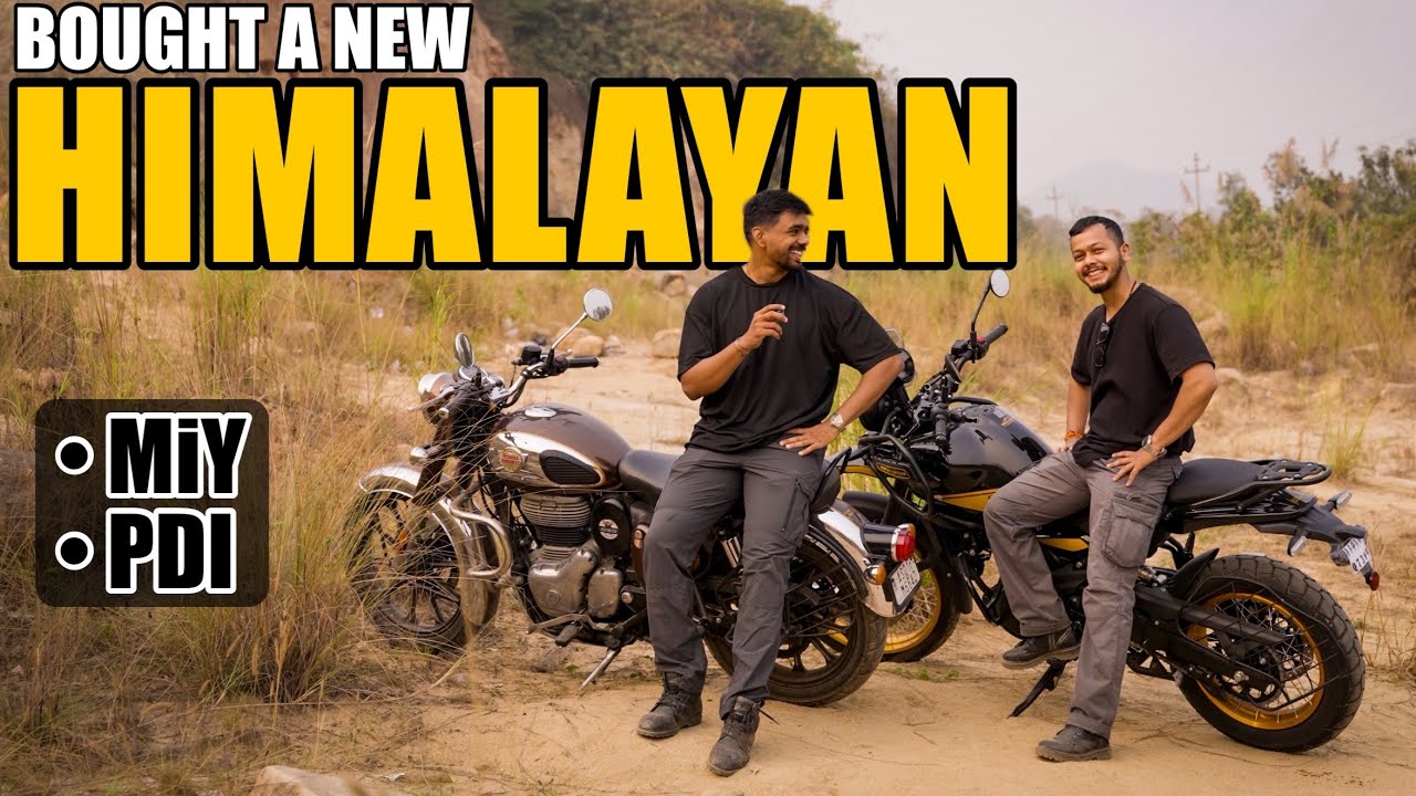 HIS DREAM BIKE FINALLY ARRIVED | PDI AND DELIVERY OF ROYAL ENFIELD HIMALAYAN 450