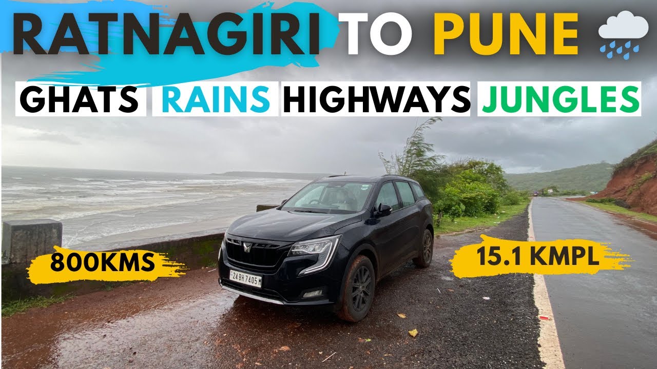 XUV700 Monsoon Madness 🌧️ Ratnagiri ➡ Pune | Ghats, Jungles & 15.1 km/l Shock!