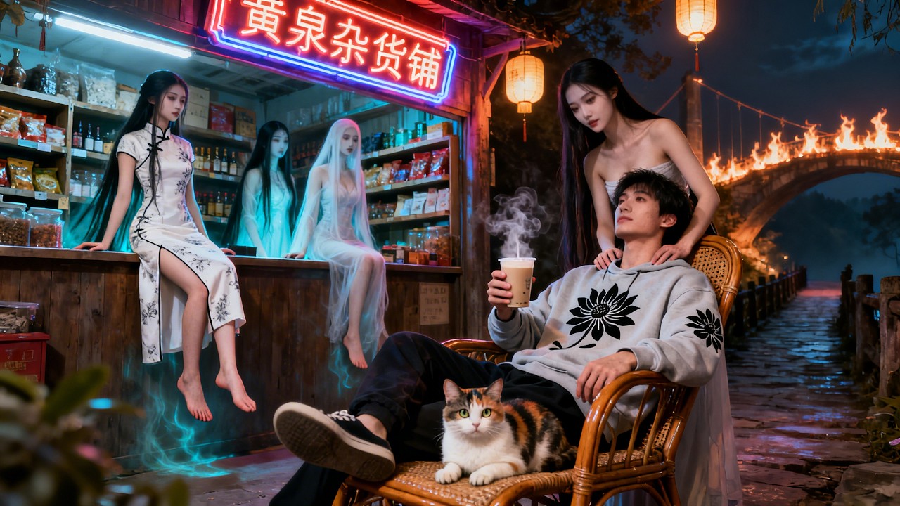 窮小夥意外繼承了通往幽冥的雜貨鋪——不但有絕美女鬼當店員，還能將冥府的錢等價轉換成現實的錢，輕鬆實現財富自由！#短剧  #武打#战神 #美女 #爽剧 #君王 #尊主