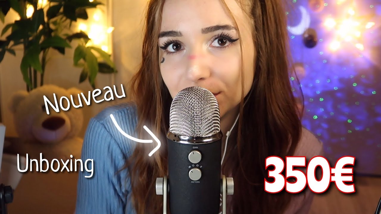 ASMR : J'ai un NOUVEAU MICRO 🌸YETI PRO 350€, Unboxing & Test