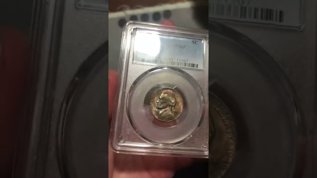 Album Toned Jefferson Nickel #shorts #coincollecting #pcgs #rarecoins