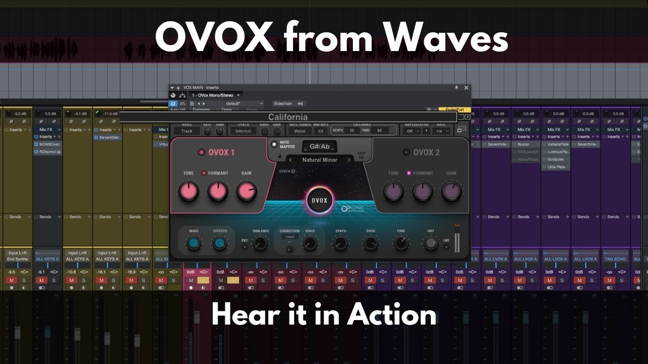 OVOX from Waves | New Vocal ReSynthesis Plugin | Hear it in Action