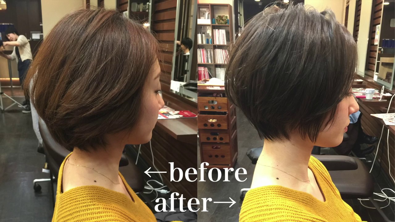 ショートヘア★頭の形がキレイに見えるショートカット★haircut ヘアカット 【neaf 六本木】 犬塚優介