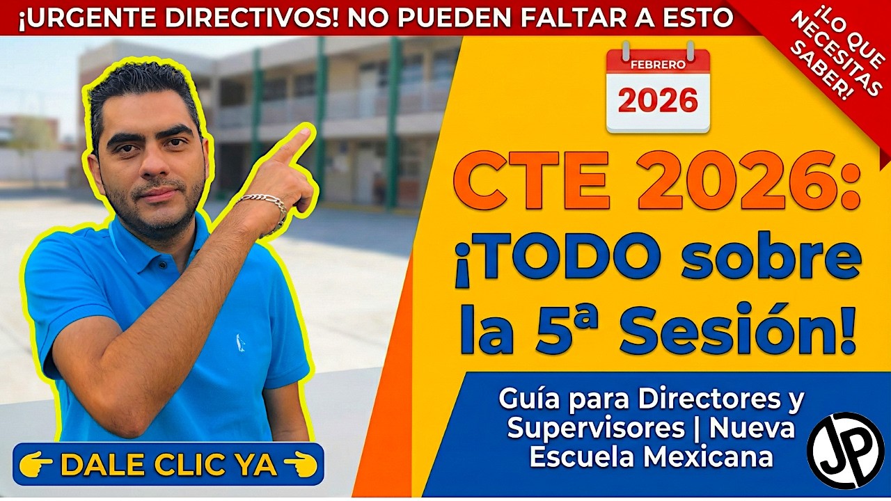 🚨 ¡ALERTA DIRECTIVOS! ⚠️ Guía 5ª Sesión CTE 2026: Lo que NADIE te dice del Mundialito y Salud