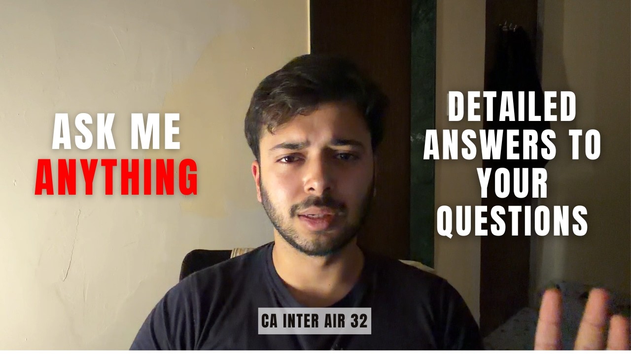 Ask Me Anything: detailed responses to your questions | CA Studies, Articleship, Discipline