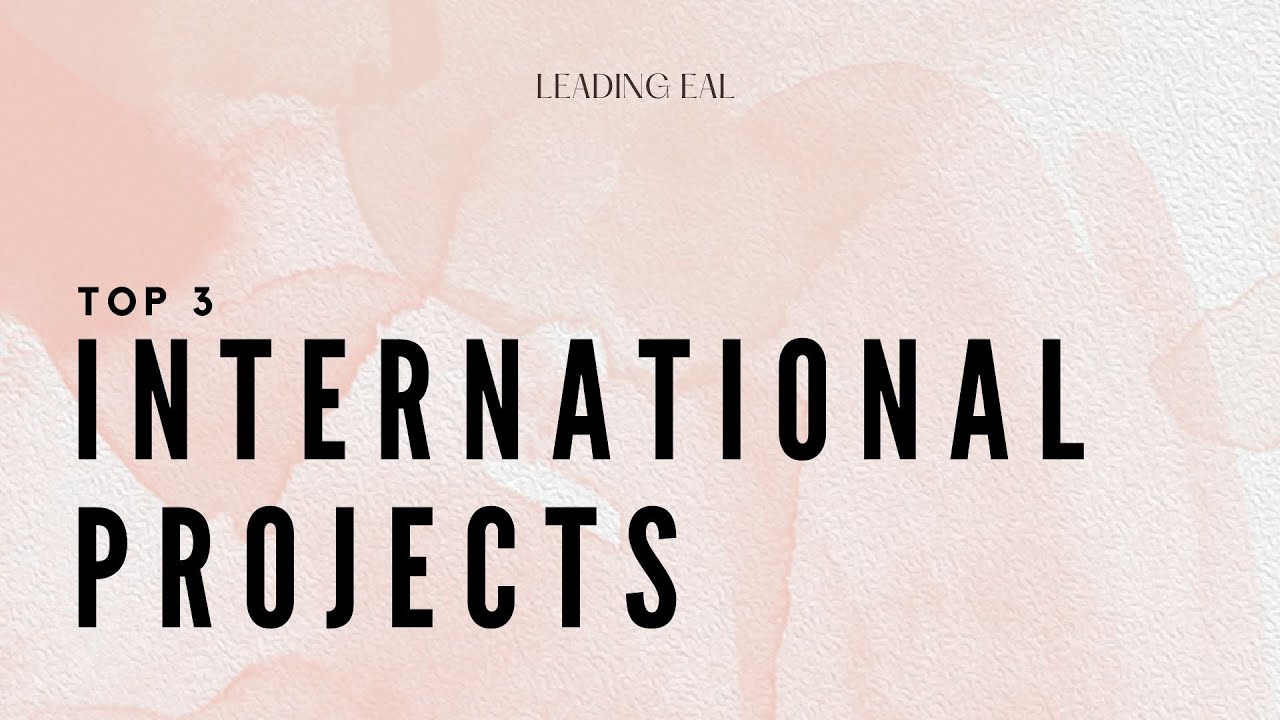 TOP 3 International Projects