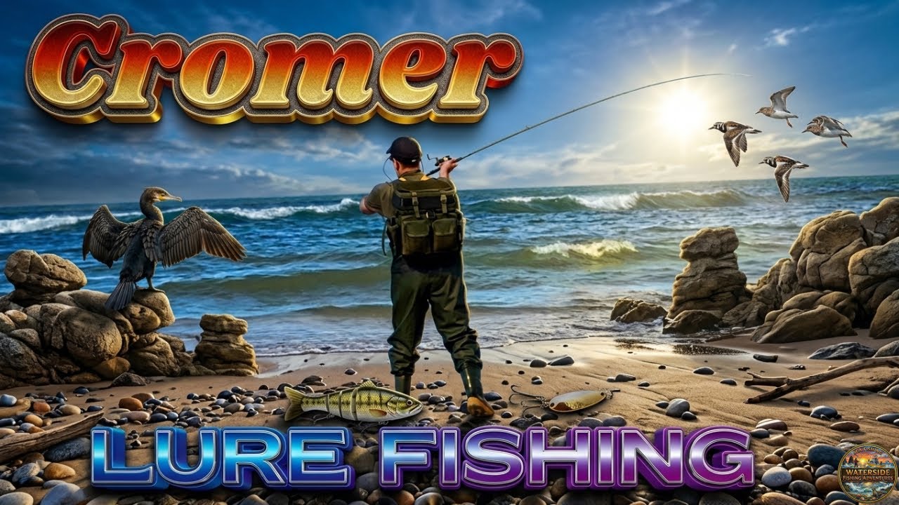 WALKING THE WAVES! 🎣 | Fishing Between Holiday Makers | Cromer Beach Lure Fishing