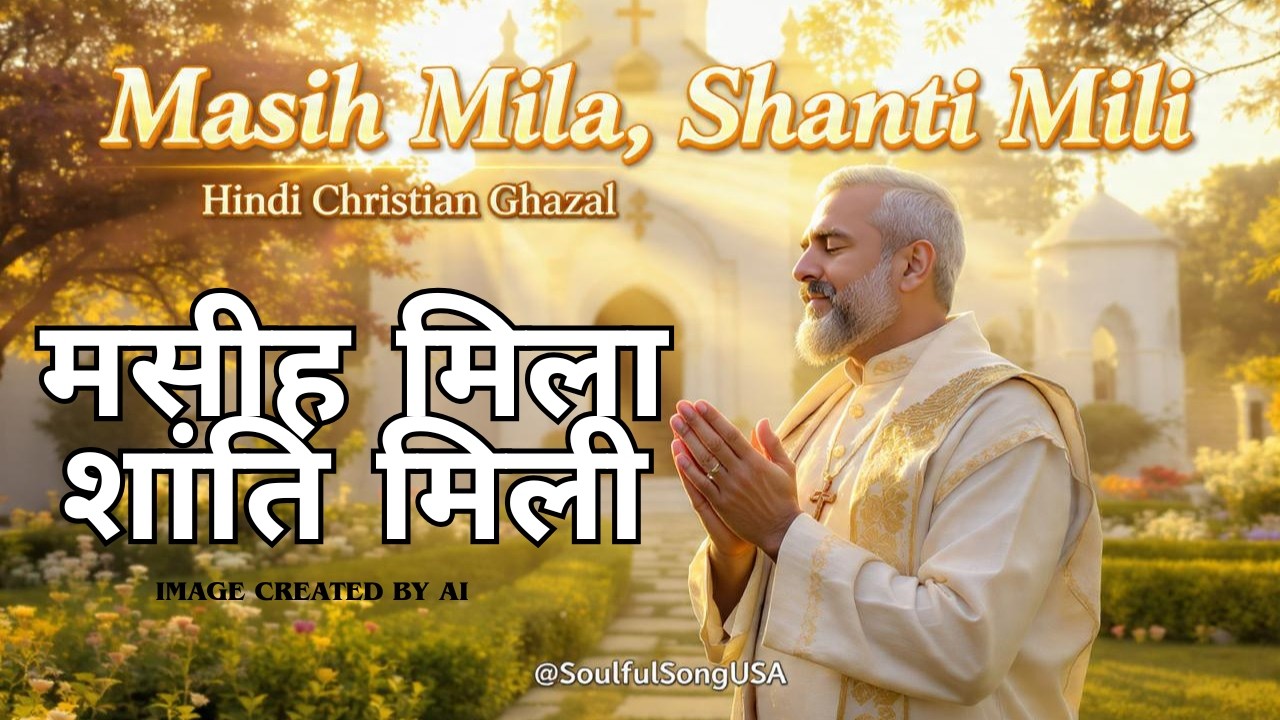 मसीह मिला, शांति मिली | Heart Touching Hindi Christian Ghazal | Jesus Healing Song | Prayer Worship