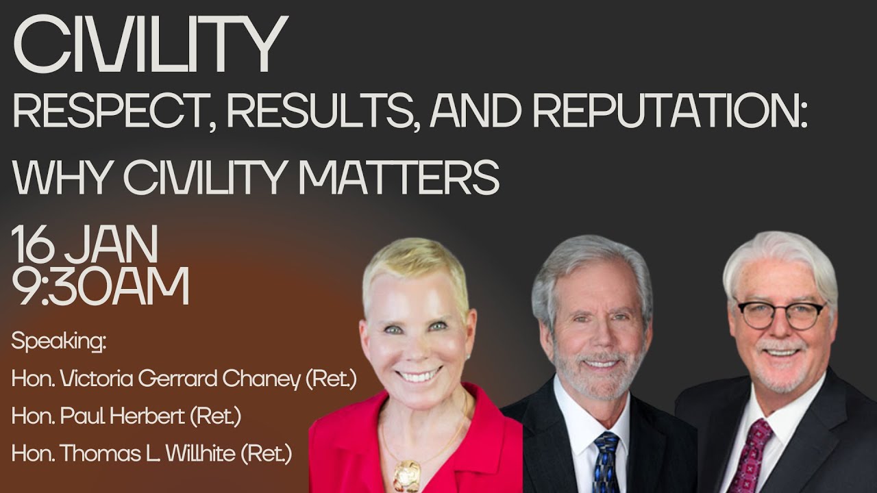 Respect, Results, and Reputation: Why Civility Matters