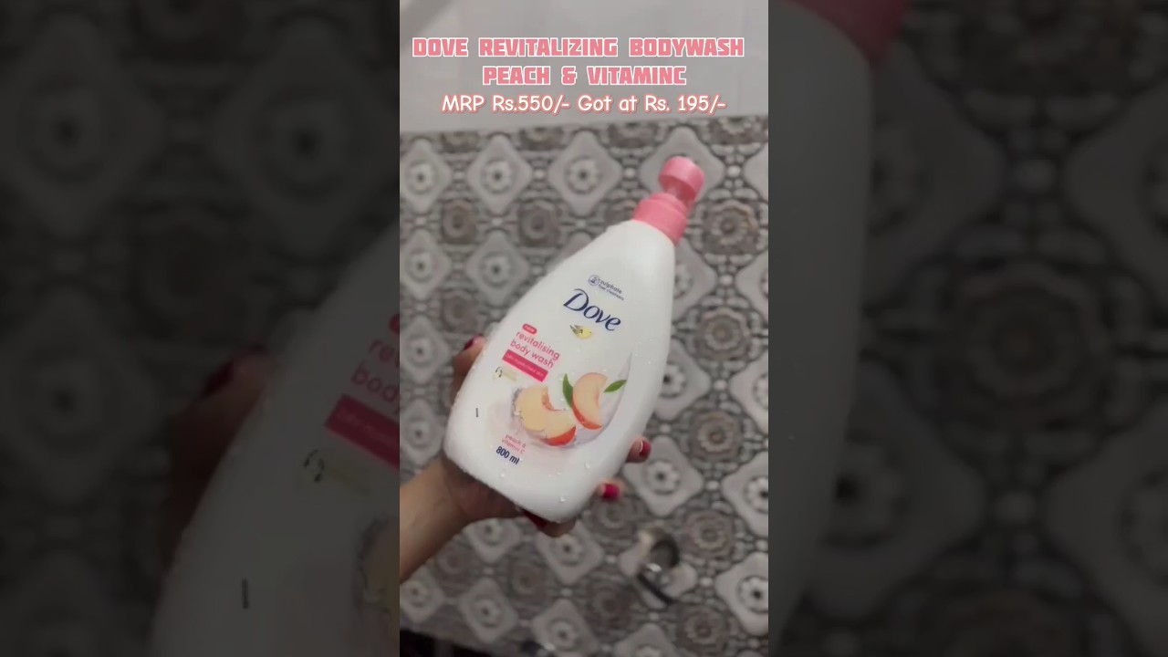 Dove Revitalizing Body Wash Review🌸| Dove Body wash | Affordable Bodywash #bodycare #shorts #viral