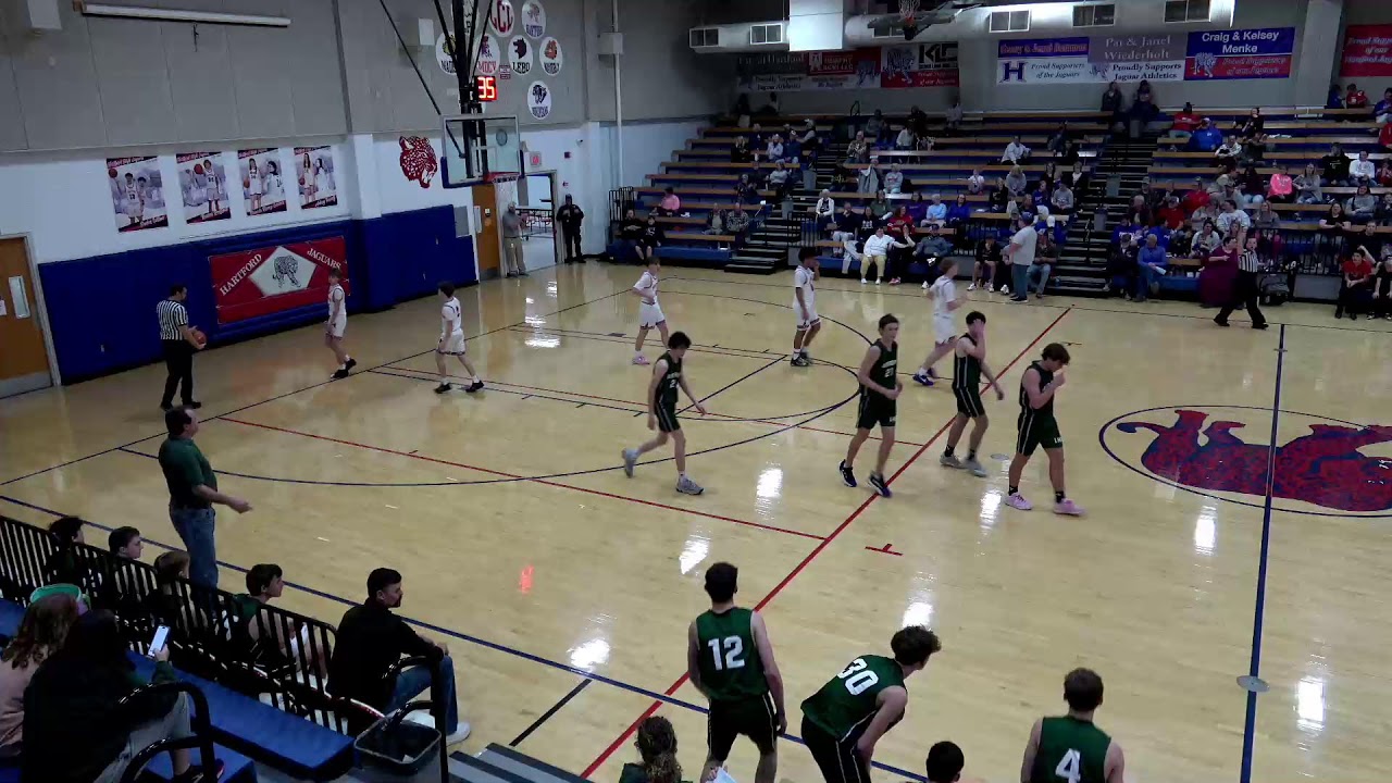 Varsity Boys BB vs Hartford