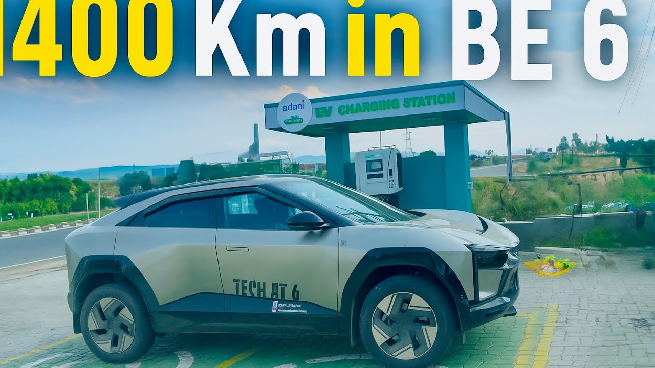 1400 Km Drive in Mahindra BE 6 ⚡ Real EV Experience & Range Test!