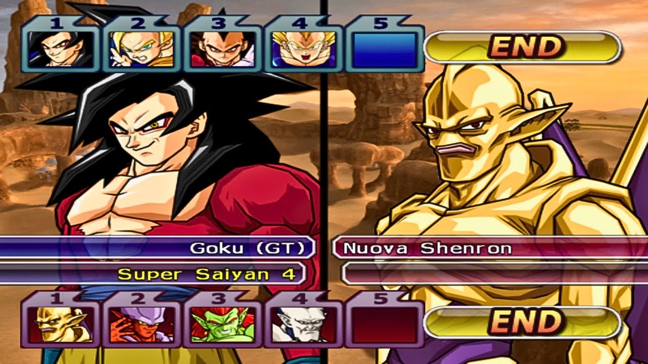 Гоку и Вегета против команды злодеев (COM против COM) - Dragon Ball Z Budokai Tenkaichi 3 Gamplay...