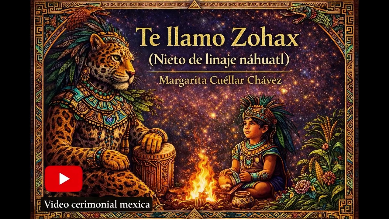 “TE LLAMO ZOHAX”. Margarita Cuéllar Chávez. Ritual ceremonial de bendición. 