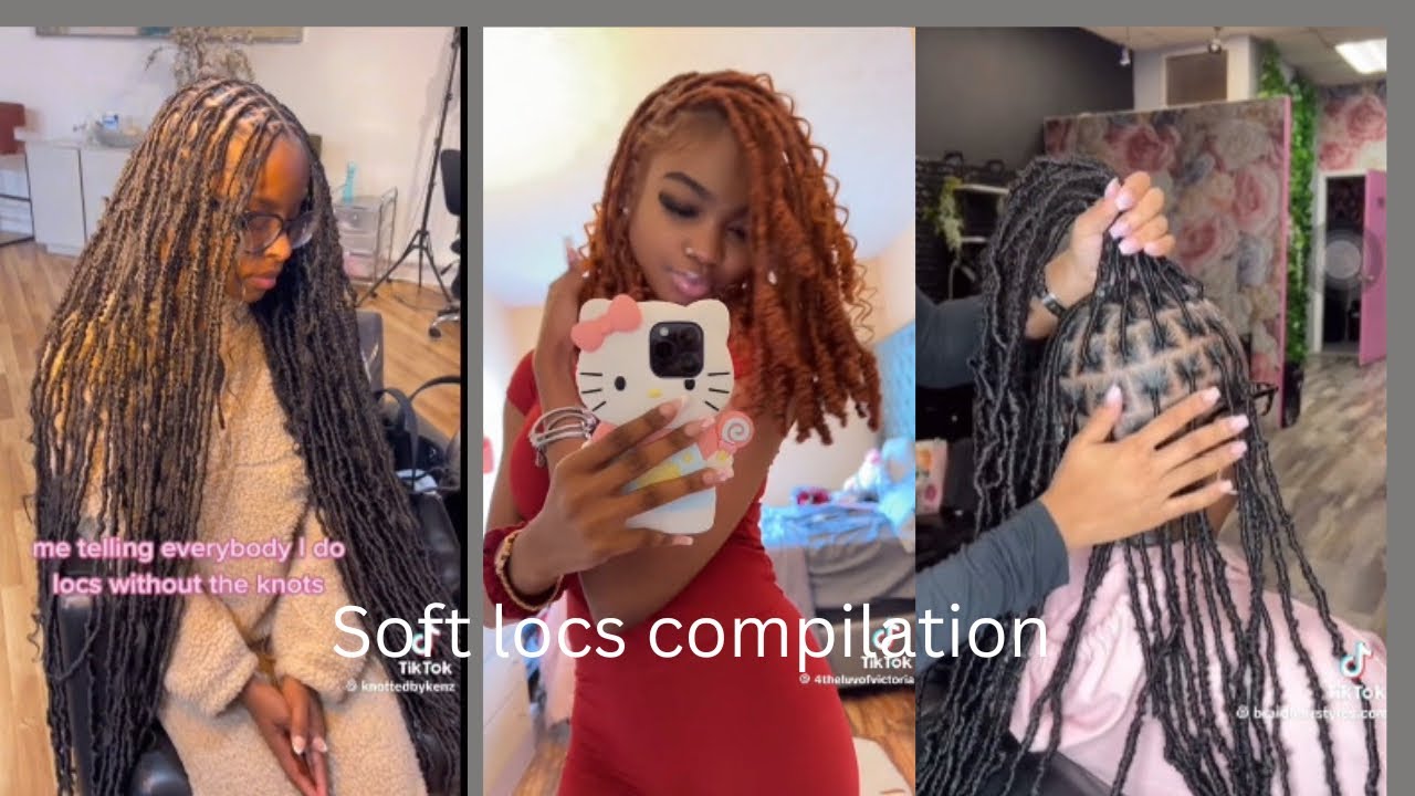 Soft locs compilation 😍🥰❤️ |Blackgirltingz|