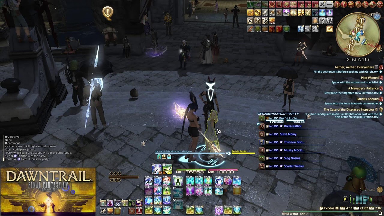 FFXIV - M9-11S Reclears into M12S Prog - WHM PoV