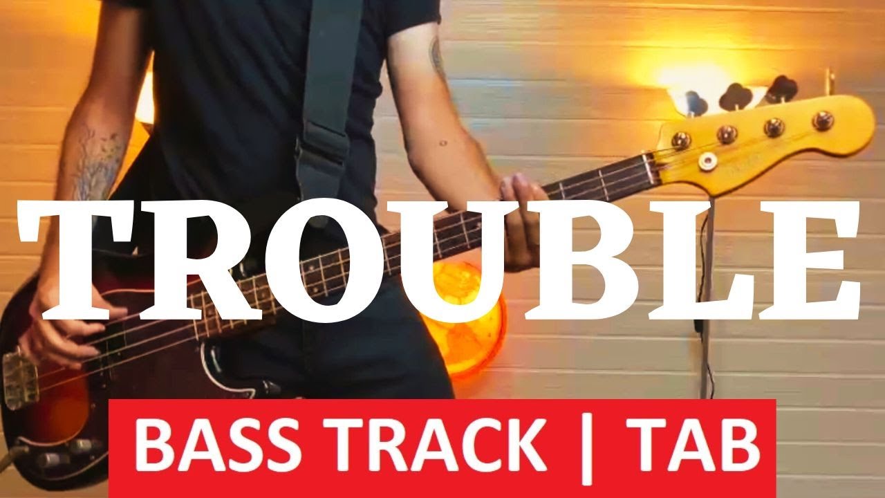 Coldplay - Trouble (Reupload) | Bass cover