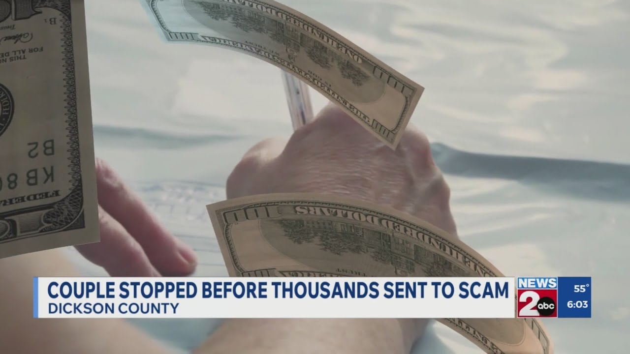 Couple stopped before thousands sent to scam