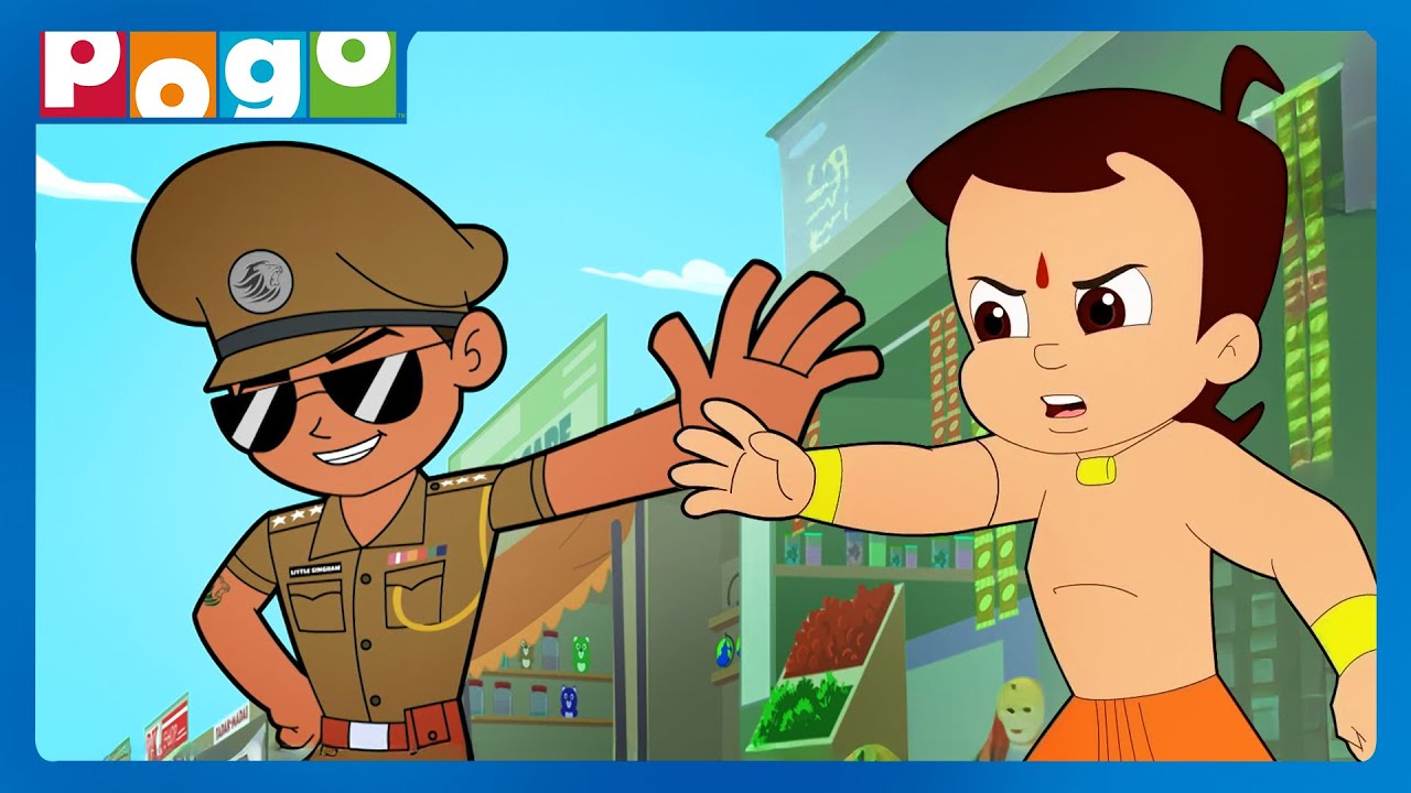 Action Ka Friendly Andaaz! 😍| Little Singham 🦁| Chhota Bheem 👊| Cartoor for Kids 😆| @PogoChannel