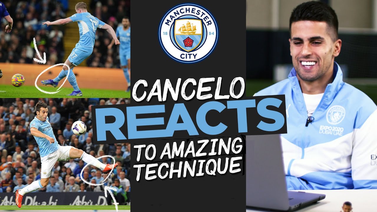 JOAO CANCELO REACTS TO THE BEST SKILLS AND TECHNIQUE