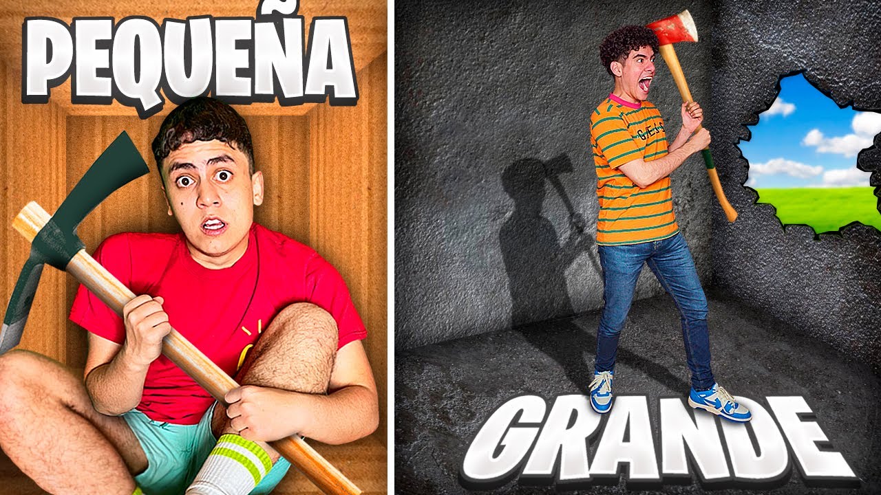 CAJA PEQUEÑA VS GIGANTE INDESTRUCTIBLE !! RETO MUY DIVERTIDO 🤩😂 | TheDonato
