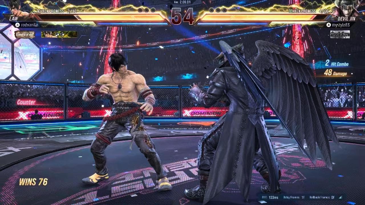 Law vs Devil Jin