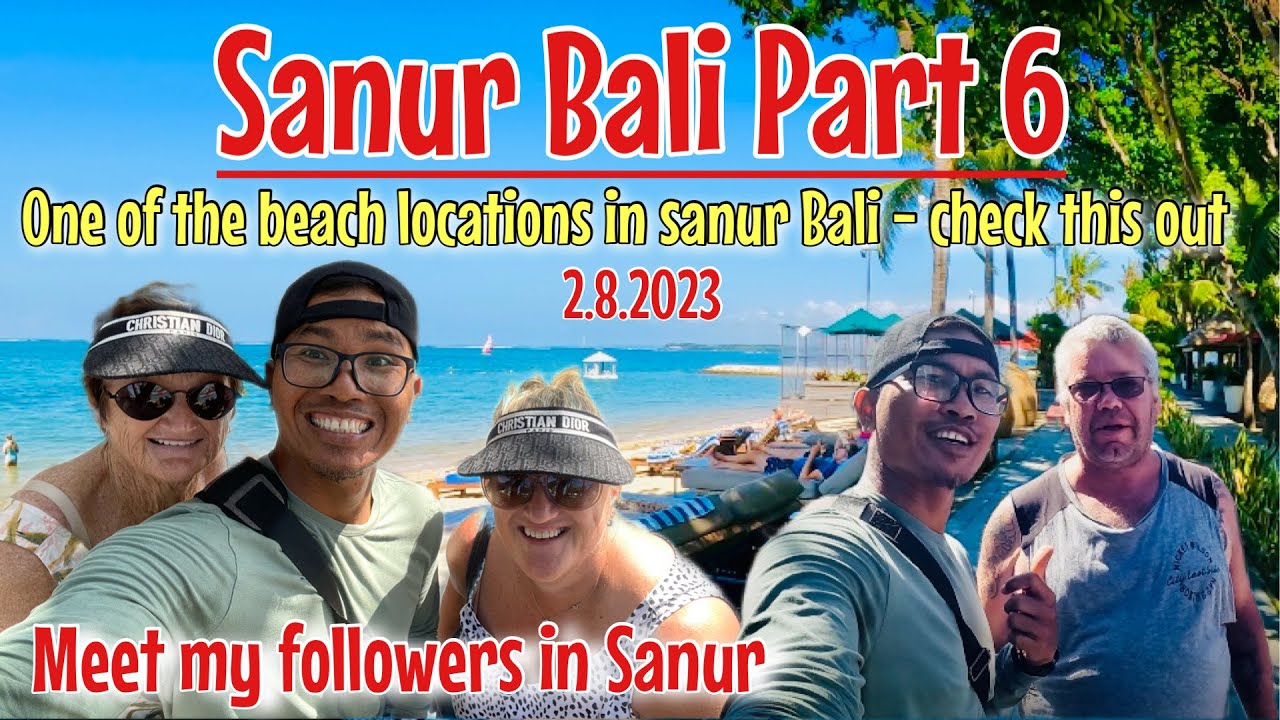 Sanur Bali now, Walking to the town and beach - check this out #sanurbali