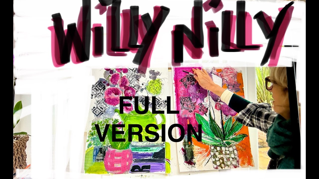 Setting up a Still Life Painting...Willy Nilly