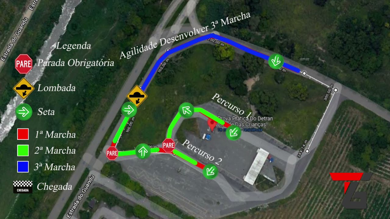 Percurso da Cidade das Crianças   DETRAN RJ 2026