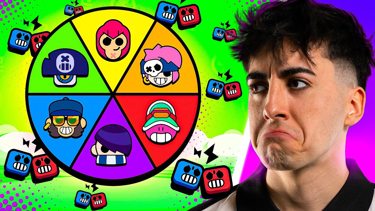 DUELOS PERO LA RULETA DECIDE QUE  BRAWLER JUEGO🥵