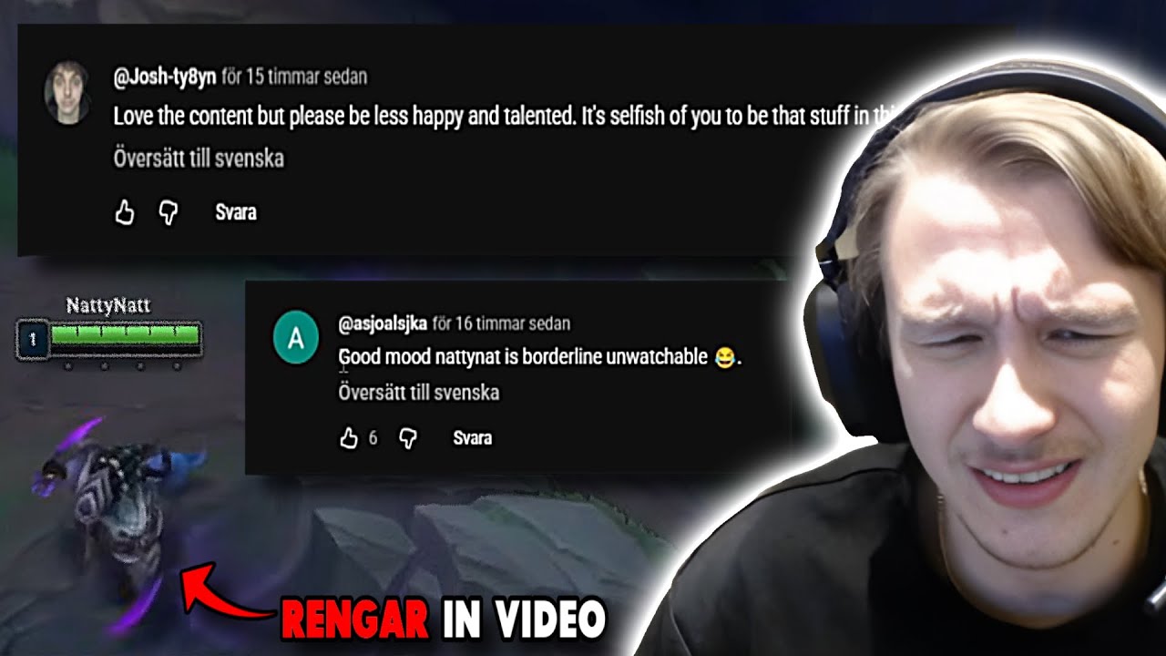 Natty finally reads your Youtube comments