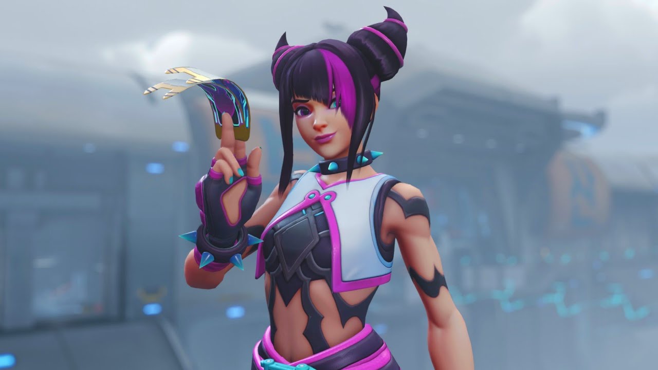NEW Juri Kiriko Skin Showcase | Overwatch 2 x Street Fighter