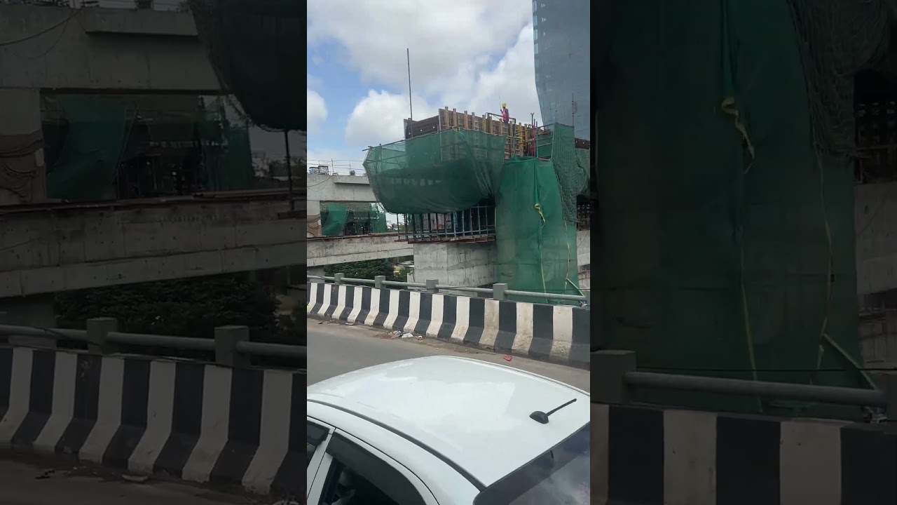 Namma Metro Airport Blue Line at veerannaplya Station near Manayata Tech Park 30 Aug 2026