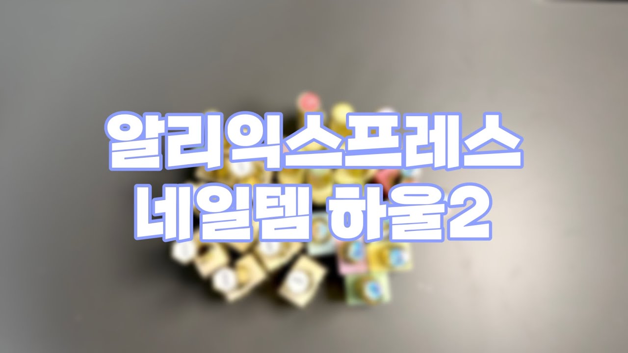 알리익스프레스 네일템 하울2 / 컬러젤&시럽젤 / 네일 추천템