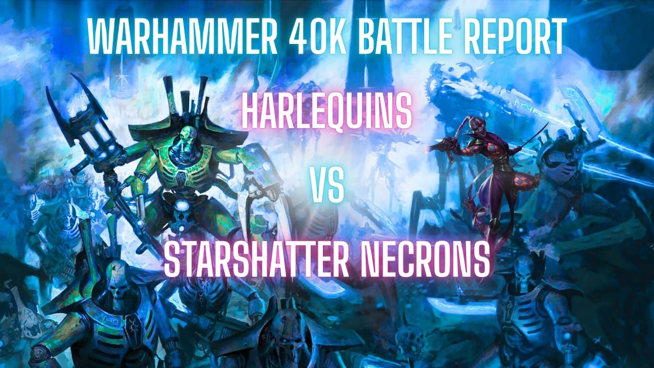 Harlequins VS Starshatter Necrons - Warhammer 40k Battle Report