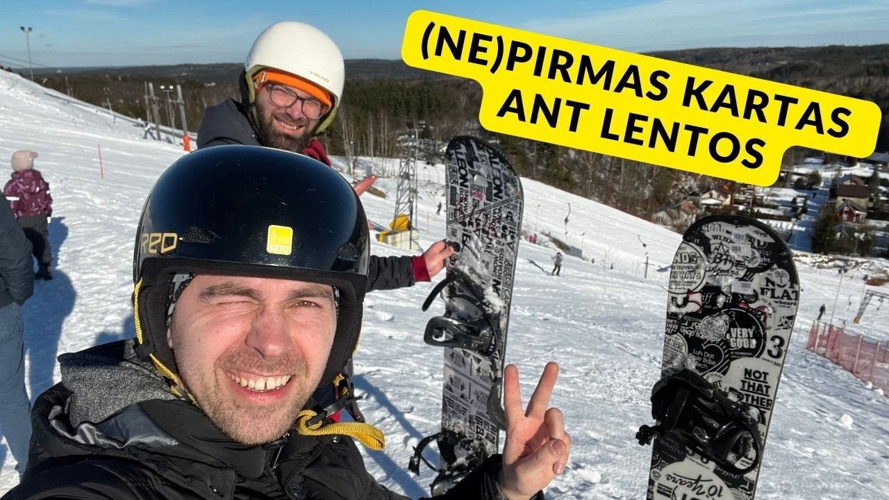 (Ne)Pirmas kartas ant snieglentės