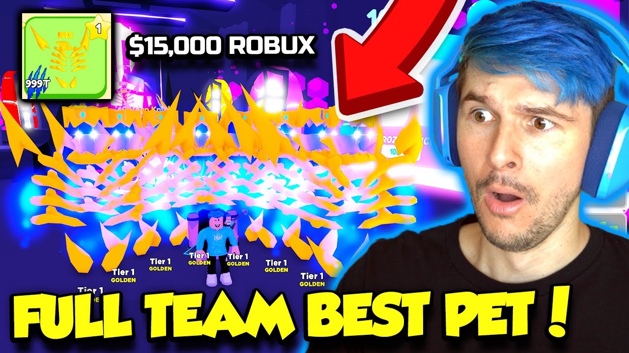 SPENDING $15,000 ROBUX TO GET A FULL TEAM OF THE BEST PETS IN PET SWARM SIMULATOR!! (Roblox)