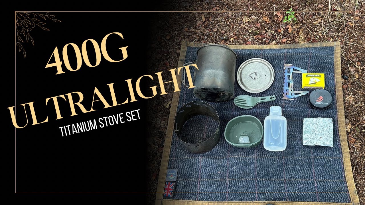 Titanium cook set only 400grams | ultralight cooking | backpacking cook set.