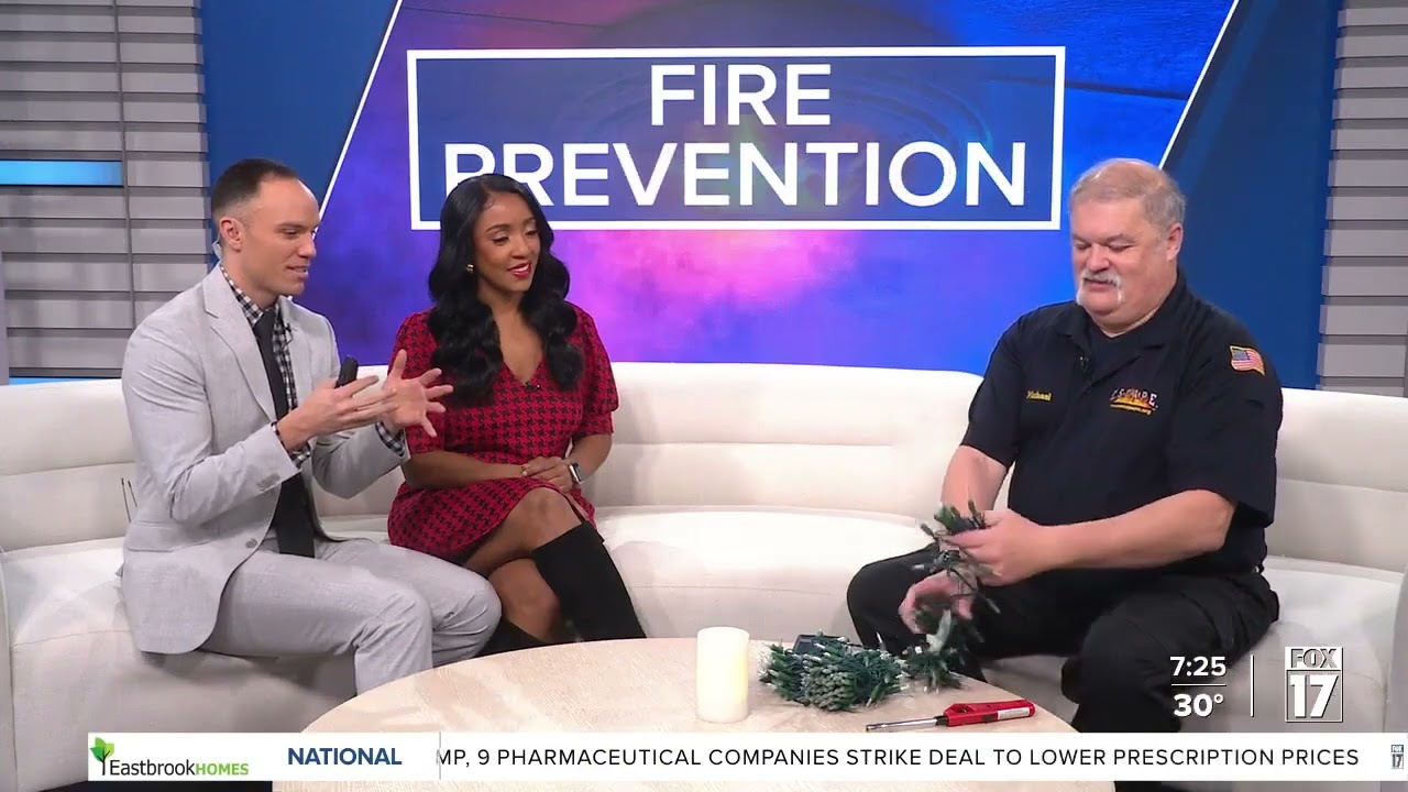 Holiday Fire Safety  Decorations Candles, trees, lighting electrical safety - 12 22 2025 #1 Fox17
